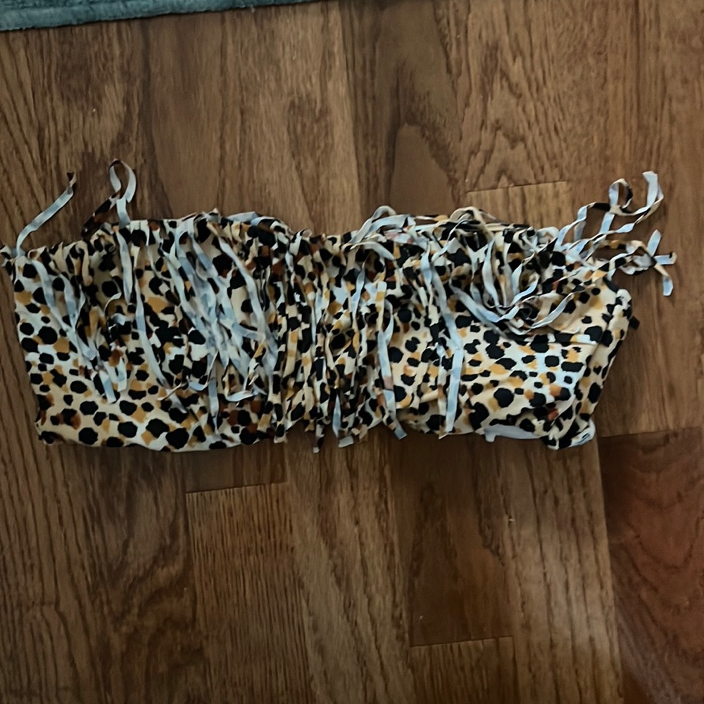 VS strapless swim top